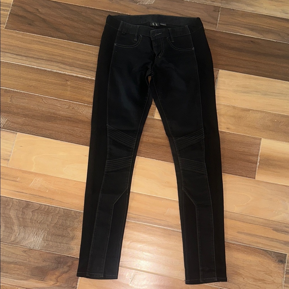 Armani Exchange Women's Black Jean Jeggings